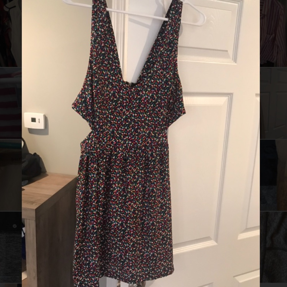Urban Outfitters Cut Out Confetti Dress